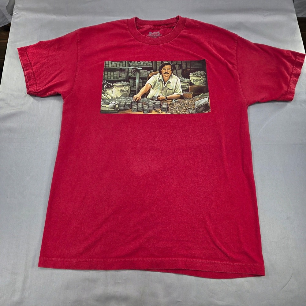 DGK Pablo Escobar Graphic T-Shirt‎ For Those Who Come From Nothing Large